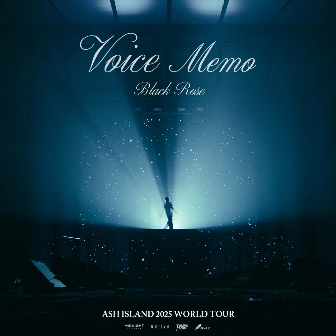 ASH ISLAND 2025 World Tour official campaign artwork