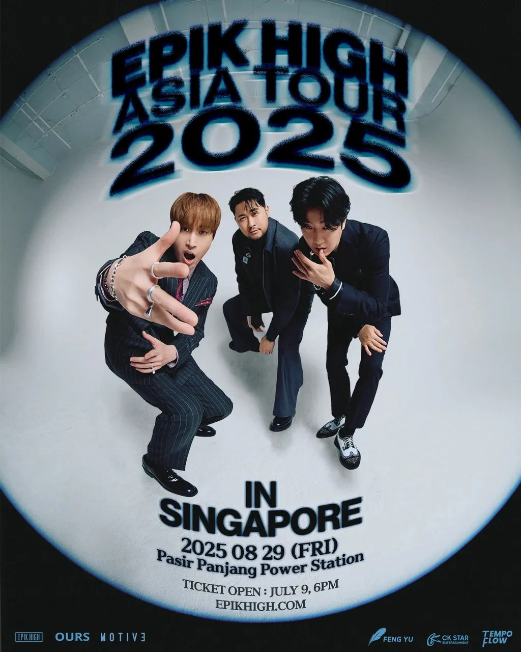 EPIK HIGH ASIA TOUR 2025 event poster for Singapore